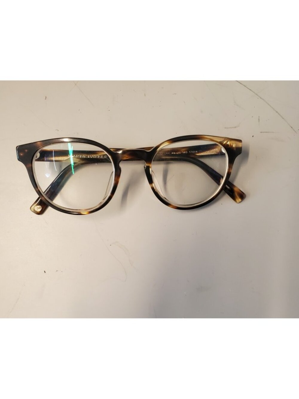 Warby Parker Percey W 256 Striped Sassafras Eyeglasses Frames 51-20-140